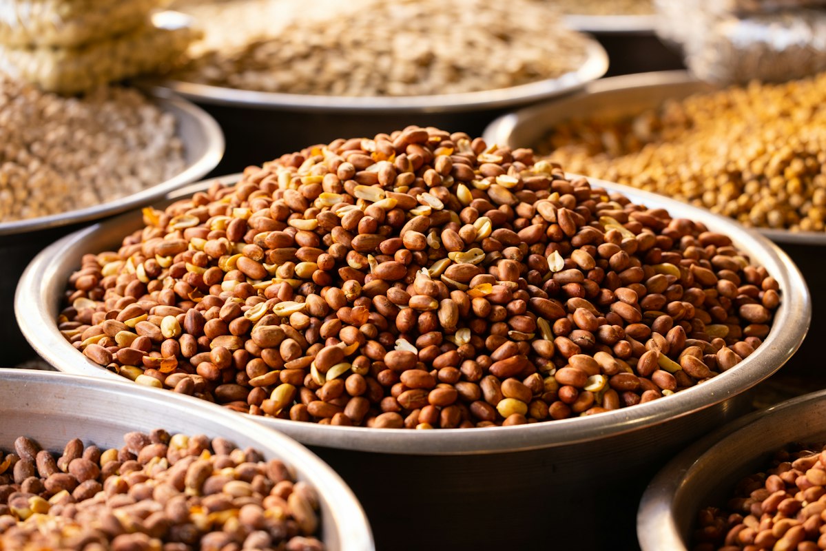 Lentilles et pois chiches secs